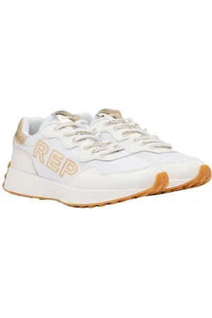 Replay Mädchen Sneaker mit Schnürung, Mehrfarbig (White Multi 2081), 35