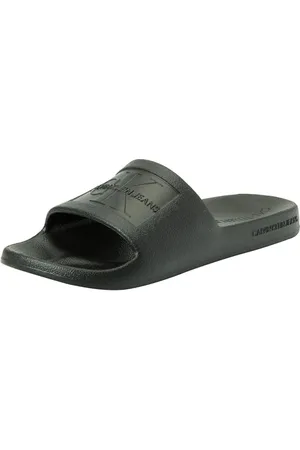 Calvin Klein Jeans Damen Badeschuhe Slipper Badelatschen, (Black), 40