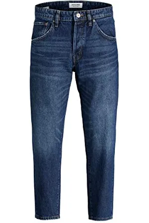 JACK & JONES Herren JJIFRANK JJLEEN AM 188 Hose, Blue Denim, 27/30