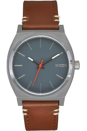 Nixon Herren Analog Japanisches Quarzwerk Uhr mit Leder Armband A1373-5195-00