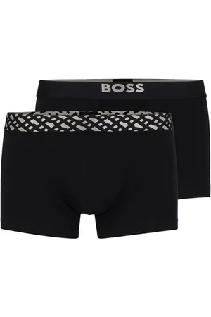 HUGO BOSS Men Trunk 2P Silver G , L