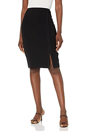 Tommy Hilfiger Damen Side Slit Pencil Skirt Rock, , 36