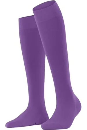 Falke Damen Kniestrümpfe Softmerino W Kh Wolle Baumwolle lang einfarbig 1 Paar, , 35-36