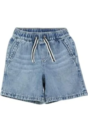 QS by s.Oliver Jungen 2145767 Jeans Bermuda mit Tunnelzug, , 116