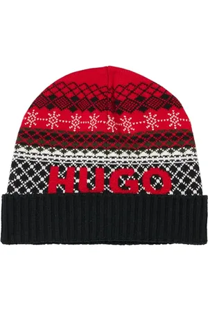 HUGO BOSS Herren Xoulu Beanie, Open Pink693, Einheitsgröße EU