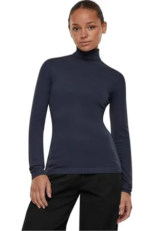 Urban classics Damen TB6115-Ladies Knitted Turtleneck Sweater Sweatshirt, , M