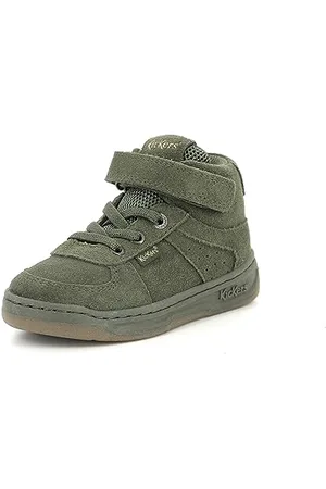 Kickers Jungen Unisex Kinder Kickalien Sneaker, Verde (Kaki), 31 EU
