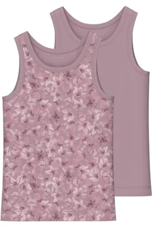 NAME IT Mädchen NMFTANK TOP 2P Flower NOOS Unterhemd, , 86