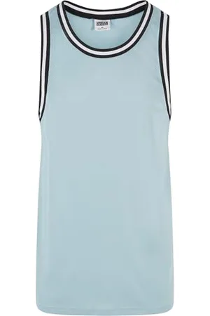 Urban classics Herren Tank Top Mesh Tanktop, lässiges Tank Top für Männer, Rundhals, Loose Fit, Polyester-Mesh, , M