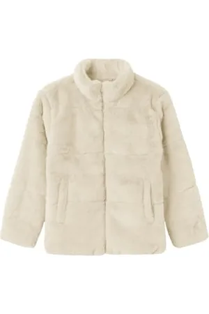 NAME IT Mädchen NKFMILA Faux FUR Jacket PB Kurzjacke, , 134