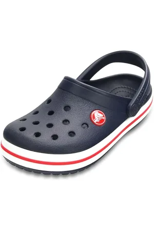 Crocs Unisex Kids Crocband Clog T, Navy/Red, 27/28 EU
