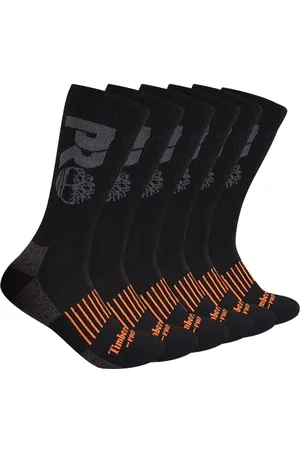 Timberland Herren 6-Pack Crew-Socken, , Large (6er Pack)