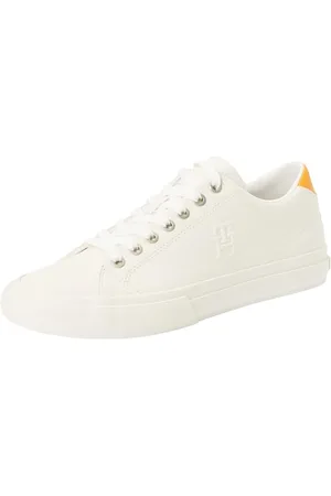 Tommy Hilfiger Herren Sneaker Schuhe, Weiß (Ecru), 45