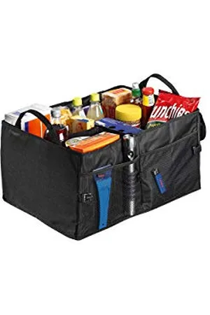 hama Kofferraumtasche groß (Faltbare Autotasche, Kofferraum-Organizer mit Klettbefestigung inkl. Klettband)