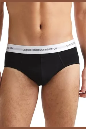Benetton Herren Slip 3op82s18n Unterwäsche, , L