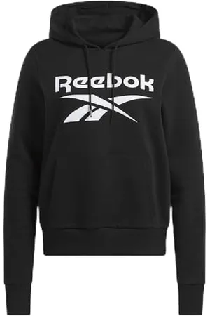 Reebok Damen Id Big Logo Pullover, Black, XXL
