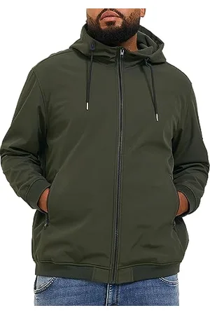 JACK & JONES PLUS Herren JJEBASIC Softshell Hood PLS Jacke, , 3XL