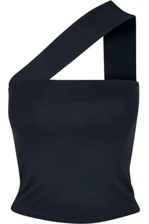Urban classics Damen TB5977-Ladies One Strap Top Trägershirt/Cami Shirt, Black, 3XL