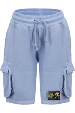 LTB Shorts für Jungen Manoho Bermudashorts aus Baumwolle Mittlere Taille in Blau - Größe 110CM