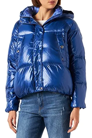 Tommy Hilfiger Damen Pop-Color Daunenjacken, Bold Blue, XS