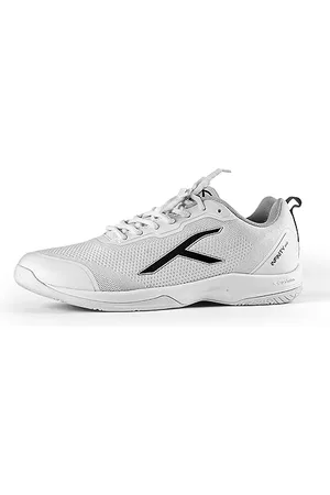 Hundred Infinity Pro Non-Marking Professional Badminton Shoe for Men ( , EU 41 UK 7 US 8) Material: Polyester Mesh Suitable for Indoor Tennis Squash Table Tennis Basketball & Padel