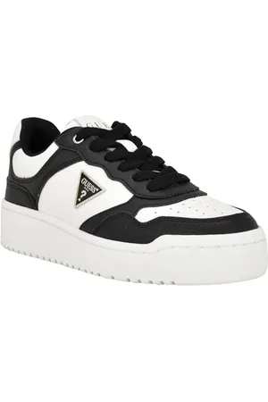 Guess Damen Miram Sneaker, Schwarz/Weiß 003, 39.5 EU