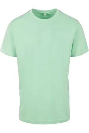 Build Your Brand Herren T-Shirt Round Neck, neo mint, XL
