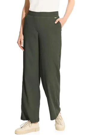 CECIL Damen B377754 Wide Leg Hose mit Struktur, , S / 30L