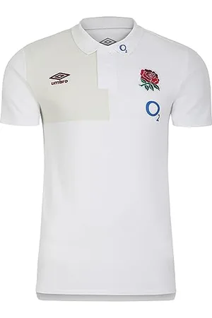 Umbro Unisex Kinder 98991u Poloshirt, Brilliant White/Foggy Dew, XL
