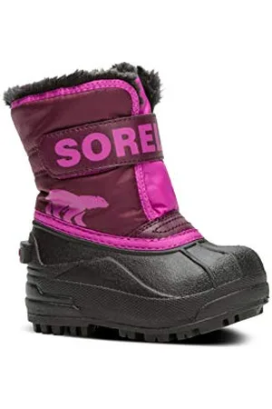 sorel KIDS SNOW COMMANDER Schneestiefel für Unisex Kinder, Lila (Purple Dahlia x Groovy Pink) - Toddler, 23 EU