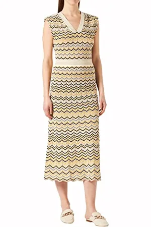 Morgan Damen Robe Tricot Longue Jacquard COL V 221-RMBOGI Kleid/Strick, , Large