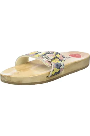 Berkemann Unisex Original Sandale Holzschuh, Multicolor/Abstrakt, 38 2/3 EU