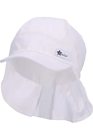 Sterntaler Unisex Kinder Schirmm.nacken Leinencharakter Kindermütze, , 39 EU