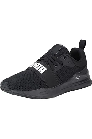 PUMA Unisex Kinder Wired Run Jr Sneaker, Black White, 37 EU