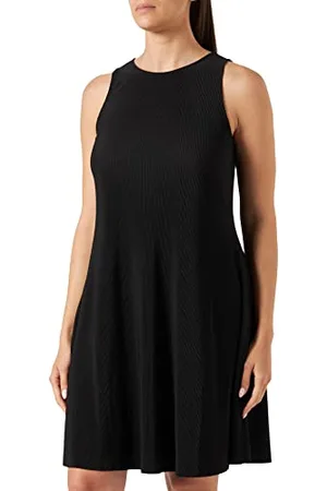 QS by s.Oliver Damen Kleid, Midi, , 40 EU