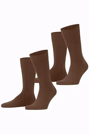 ESPRIT Herren Socken Basic Uni Multipack M So Baumwolle einfarbig 2 Paar, , 39-42