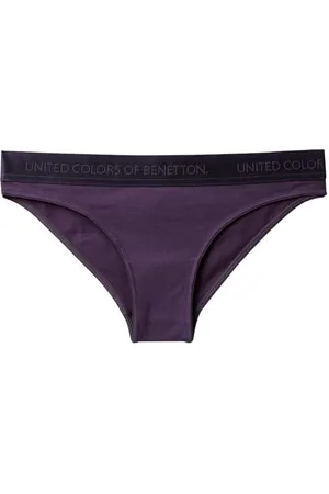 Benetton Damen Slip 3OP81S01M Funktionsunterwäsche, , XS