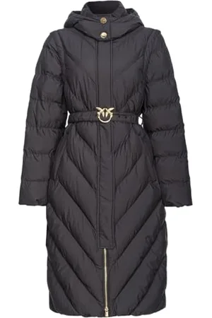 Pinko Damen Computer Mantel Leinwand Technische Daunenjacke, , 44