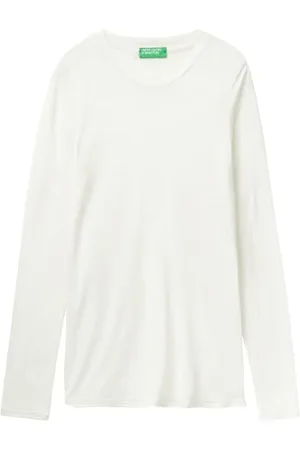 Benetton Damen T-Shirt M/L 3r0kd108h Pullover, , Large