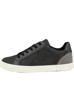 Geox Damen D BLOMIEE C Sneaker, Black/DK Grey, 41 EU