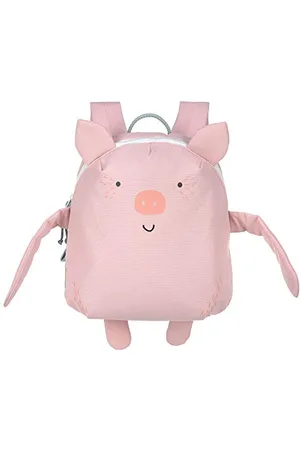 LÄSSIG Kinderrucksack Kindergarten mit Brustgurt ab 3 Jahre/Backpack About Friends, Bo Pig, Schwein, 28 cm, 3,5 L