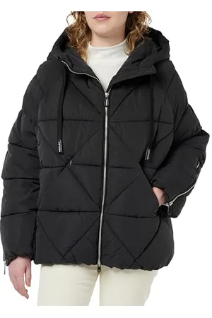 Replay Damen Steppjacke mit Kapuze, (Schwarz), M