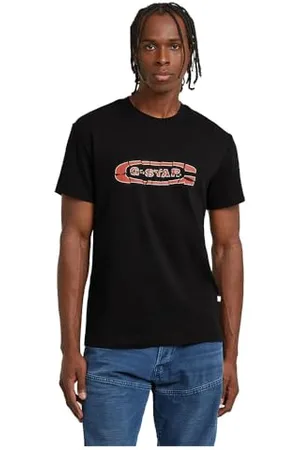 G-Star Herren Destroyed Old Skool Logo T-Shirt, , M