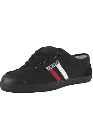 Kawasaki Unisex Retro 23 Canvas Shoe Sneaker, 60 W, Schwarz, Streifen, Weiß, Rot, 36 EU
