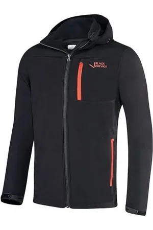 Black Crevice Herren-Softshelljacke mit Kapuze I Herren-Softshell-Jacke I winddichte & atmungsaktive Herren-Outdoorjacke I wasserdichter Herren-Windbreaker