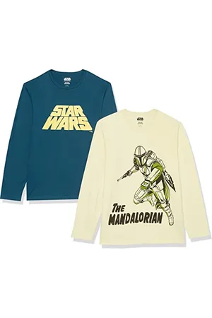 Amazon Disney | Marvel | Star Wars Herren Langärmelige T-Shirts, 2er-Pack, , L