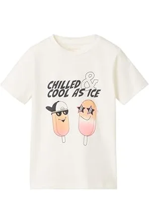 TOM TAILOR Jungen Kinder T-Shirt mit Print , Wool White, 92/98