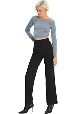 Trendyol Damen High Waist Rib Seams Pants, , 36 EU