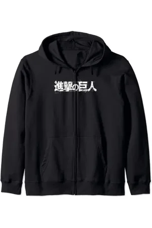 Attack on Titan Japanese Kanji Official Title Logo Kapuzenjacke