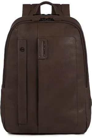 Piquadro Unisex-Erwachsene Kinderrucksack, Marrone (Testa Di Moro) (Braun)